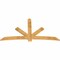 Ekena Millwork Alberta Rough Sawn Timber Gable Bracket, Western Red Cedar, 96"W x 52"H x 2"D x 6"F, 13/12 Pitch GBW096X52X0206ALB00RWR - alternate 5